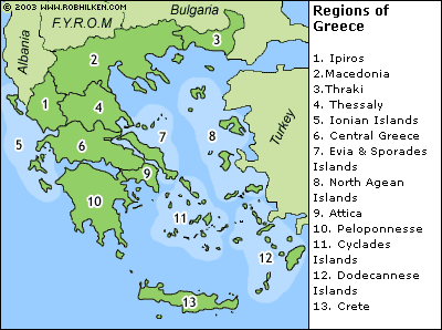 Political   World on Map Of Greece   Physical  Political And Road Maps Of Greece Atlas